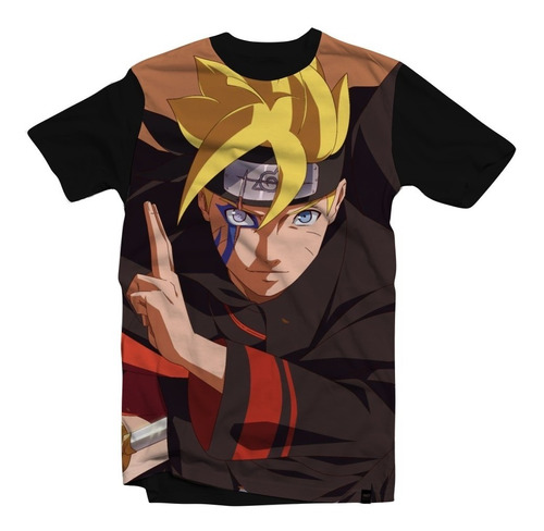 Camiseta/camisa Infantil Filho Do Naruto - Boruto